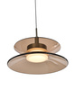 Lampa wisząca czwórka prosta Crema brąz / klosz coffee Aviano Lighting 7058-421