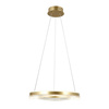 Lampa wisząca złoty okrąg 50cm LED Morte Italux PND-34535-M-GD