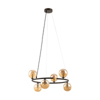 ANABELLE BROWN LAMPA WISZĄCA 6 TK Lighting 6571