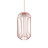 Lampa wisząca druciana w kolorze ceglanym SPHERA S BRICK 1XGX53 Tk Lighting 11308