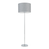 Lampa podłogowa chromowana z szarym abażurem 47cm 1xE27 HOTEL MOOD Nowodvorski 11790