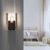 Kinkiet drewniany na dekoracyjną żarówkę LOG 1xE27 Just Light 15701-79