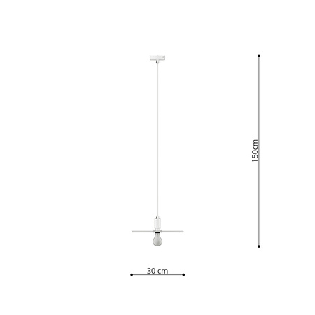 Lampa wisząca SIRKEL 30 czarny Sollux TH.144
