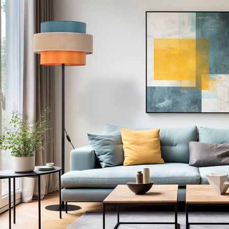 Lampa podłogowa TRIO JUTA MIX TK Lighting 6452