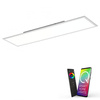 Lampa sufitowa plafon biały 120x30cm Q-FLAG LED Paul Neuhaus 8098-16 sterowana pilotem funkcja smart