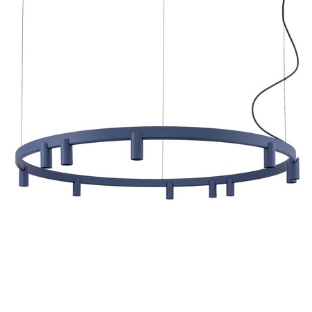 Lampa wisząca pierścień z tubami o średnicy 116cm 17xGU10 R35 i LED zintegrowany FOURTY ROUND LED Nowodvorski 12286