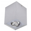 Oprawa natynkowa kwadratowa w kolorze aluminium ELOY 1 ALU/ALU Azzardo AZ0991