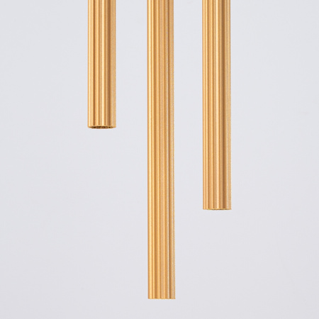 Lampa wisząca ARCHE 3P złota Sollux SL.1342