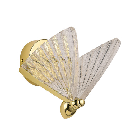 Kinkiet Mariposa inspirowany motylem złoty LED CCT Light Prestige LP-1715/1W