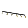 TOP BLACK/GOLD LAMPA SUFITOWA 6 PŁ TK Lighting 1022