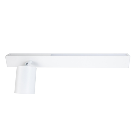 Kinkiet Magnet 9W+1xGU10 3000/4000K Biały Lewy Milagro ML1129