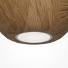 Lampa wisząca drewniana kula o średnicy 12cm Basic Texture 1xGU10 Maytoni MOD461PL-01BG