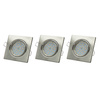 ZESTAW OCZEK KWADRATOWYCH 3x5W GU10 EKZ2697