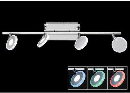 Lampa sufitowa, oprawa TONIC RGBW Honsel 23174 sterowana pilotem