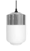 MASALA 17 LAMPA WISZĄCA 1X60W E27 BIAŁY Z CHROMOWANĄ NAKŁADKĄ Candellux 31-40541