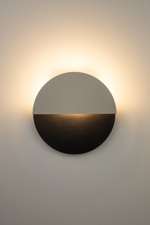 LUNA kinkiet S czarny/szary beż Sigma 40859