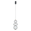 Lampa wisząca Rabel czarna LED 3000K Italux PND-344221-3V-BK
