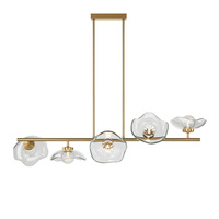 Elegancka lampa wisząca nad stół ze szklanymi kloszami Miracle MOD207PL-05BS Maytoni