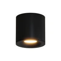 Tubka Luna 1xGU10 czarna IP65 CL0103-BK Yaskr do wnętrz jak i na zewnątrz