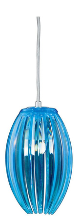 ABUKO LAMPA WISZĄCA 1X60W E27 NIEBIESKI MAŁY Candellux 31-55296