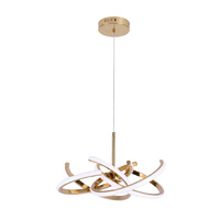 Lampa wisząca Spider 48 cm złota LED CCT Light Prestige LP-1225/1P 48 GD