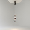 Nowoczesna lampa wisząca szklane dymione dwie kule LED 3000K Double Moon MOD478PL-L8B3K Maytoni