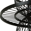 Rattanowa lampa wisząca Astra czarna 1xE27 Light Prestige LP-3110/1P BK