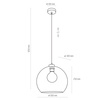 Lampa wisząca CUBUS TK Lighting 2742