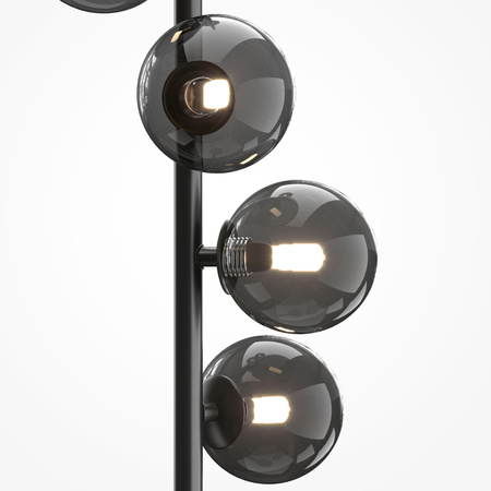 Lampa podłogowa dymione szklane kule Dallas 6xG9 Maytoni MOD545FL-06B