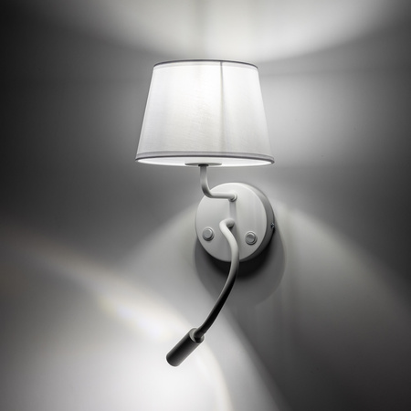 MAJA WHITE KINKIET 2 E27 + G9 TK Lighting 10080