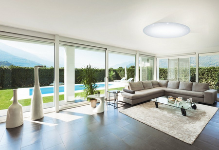 Lampa sufitowa plafon 100cm GIRON-S LED Eglo 97543 sterowana pilotem