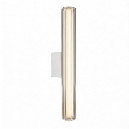 Kinkiet Linea szklana tuba 45 cm biały LED CCT Light Prestige LP-0510/1W-45 WH