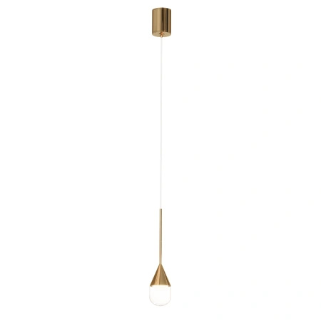 Złota lampa wisząca do łazienki IP44 Nata LED 3000K PL0104-GD Yaskr