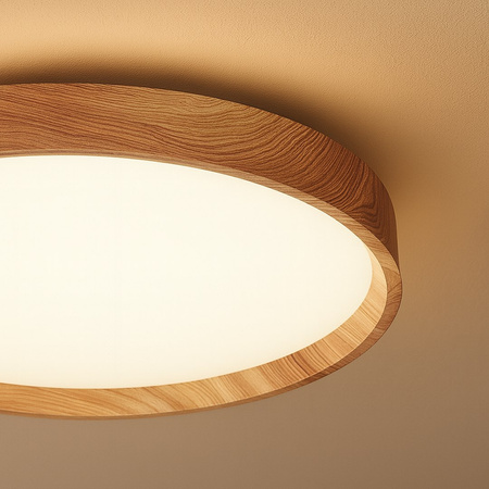 Plafon imitacja drewna ORINOKO 36W LED 4000K Ø480 Milagro ML1840