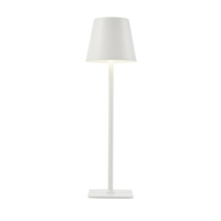 Lampka stołowa przenośna ładowana USB IP54 biała Atlis Italux TB-2821-WH