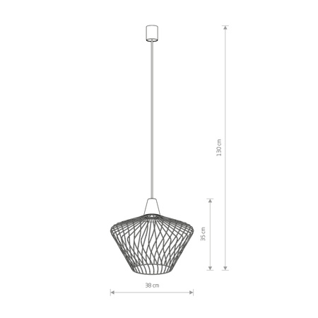 Lampa wisząca WAVE S Nowodvorski 8858