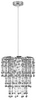 RONI LAMPA WISZĄCA 1X60W E27 ABAŻUR CHROMOWY Candellux 31-84323