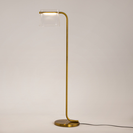 Ekskluzywna złota lampa podłogowa LED 3000K Cabaret MOD170FL-L8BS3K Maytoni