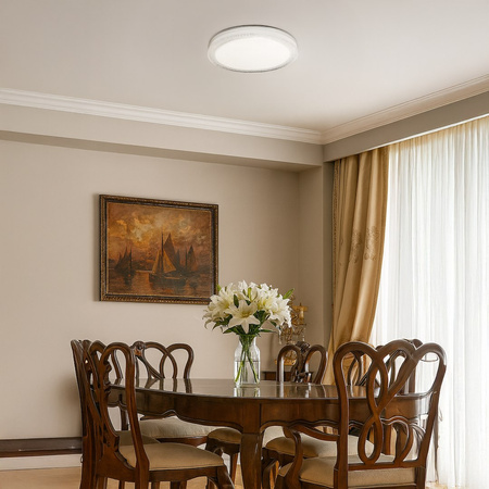 Plafon z neutralną barwą światła 4000K 38cm VIGO 24W LED Milagro ML1839