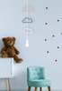 SINGLE CCC LAMPA WISZĄCA 1X20W E27 IQ KIDS BIAŁY+NIEBIESKI+RÓŻOWY Candellux 31-20383