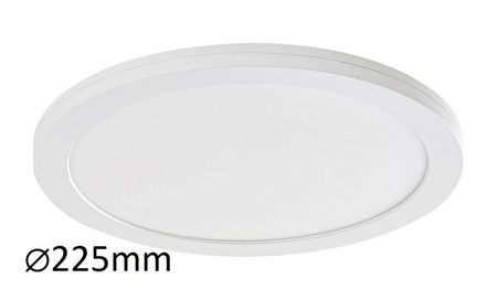 Lampa sufitowa plafon okrągły 22,5cm SONNET LED Rabalux 1491 z czujnikiem ruchu
