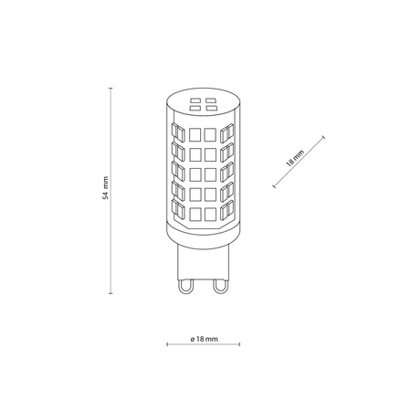 ŻARÓWKA G9 LED 4000 K 4W TK Lighting 3132