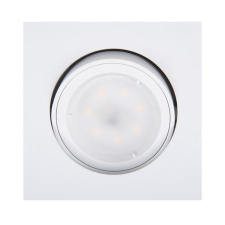 MAXLIGHT H0039 OPRAWA WPUSTOWA FINE KWADRATOWA BIAŁA