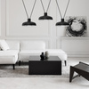 Lampa wisząca potrójna czarna LINEA 3xGX53 Milagro MLP8820