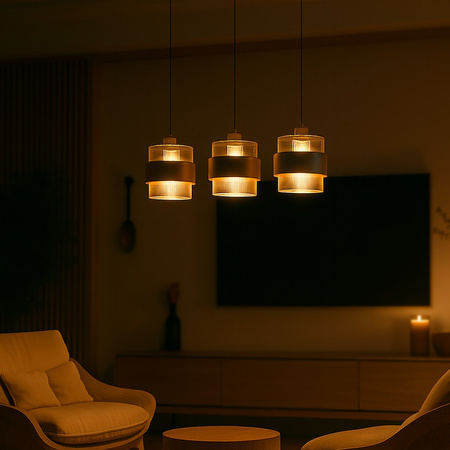 Lampa wisząca VALENTINO do jadalni 3xE27 Milagro ML2239
