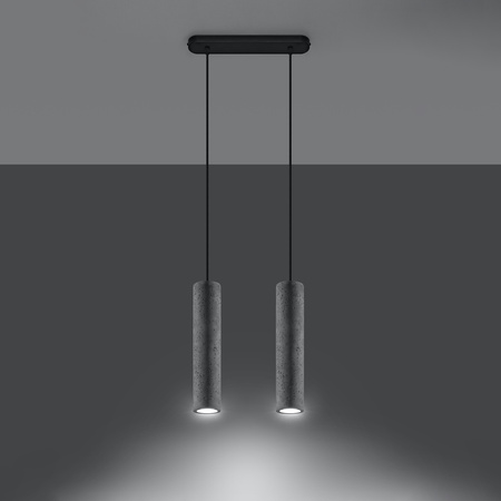 Lampa wisząca LUVO II z betonu Sollux SL.0654