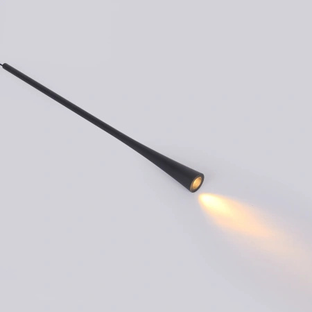 Czarna cienka lampa wisząca Elysia LED 3000K PL0121-BK Yaskr