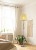 DIVA LAMPA PODŁOGOWA 1X60W E27 CHROM/ZŁOTY Candellux 51-55088
