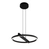 Lampa wisząca LED do salonu w kolorze czarnym TIVOLI Kaja Lighting  K-8230