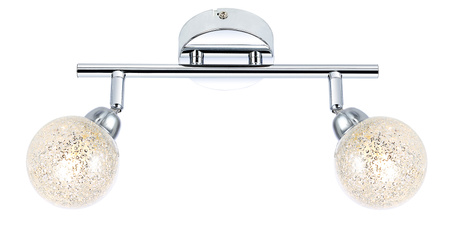 KALEIDOSCOPE LAMPA SUFITOWA LISTWA 2X4W LED G9 CHROM Candellux 92-61560